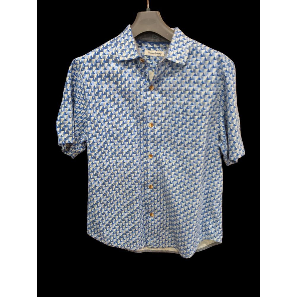 Prana‎ Button Up Short Sleeve Organic Cotton/Recycled Polyester Medium